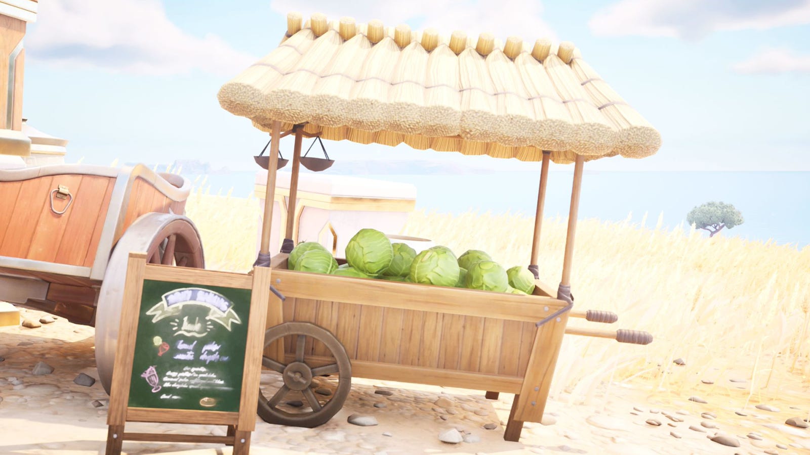 How to destroy a cabbage cart in Fortnite