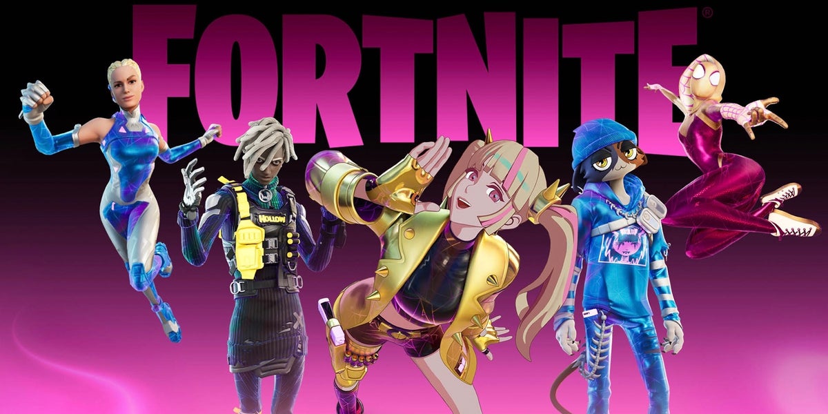 Fortnite Chapter 3 Season 4 Battle Pass skins including Spider