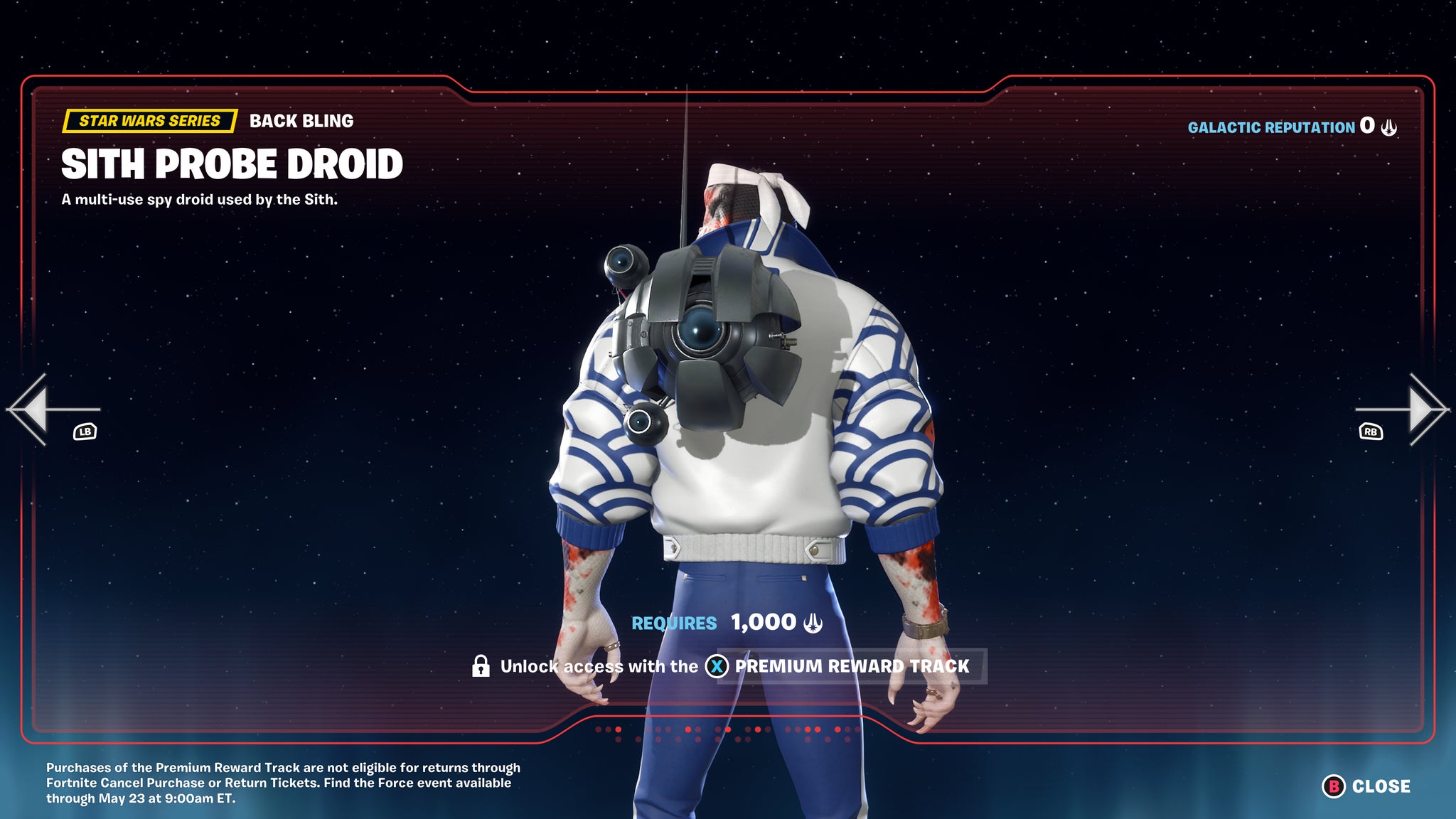 Golactic Rondal Fortnite Find The Force rewards and challenges for Star Wars 2023 event ...