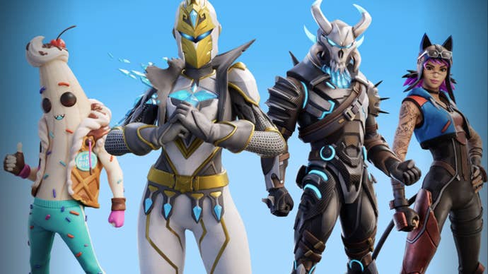 Fortnite OG promo art lil peely and spectra knight