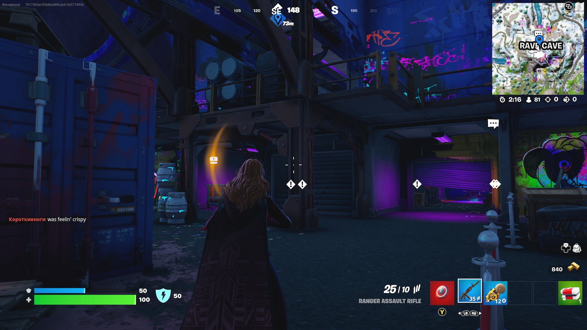 Sith Rave Fortnite Sith Holocron in Rave Cave location and how to pry open ...
