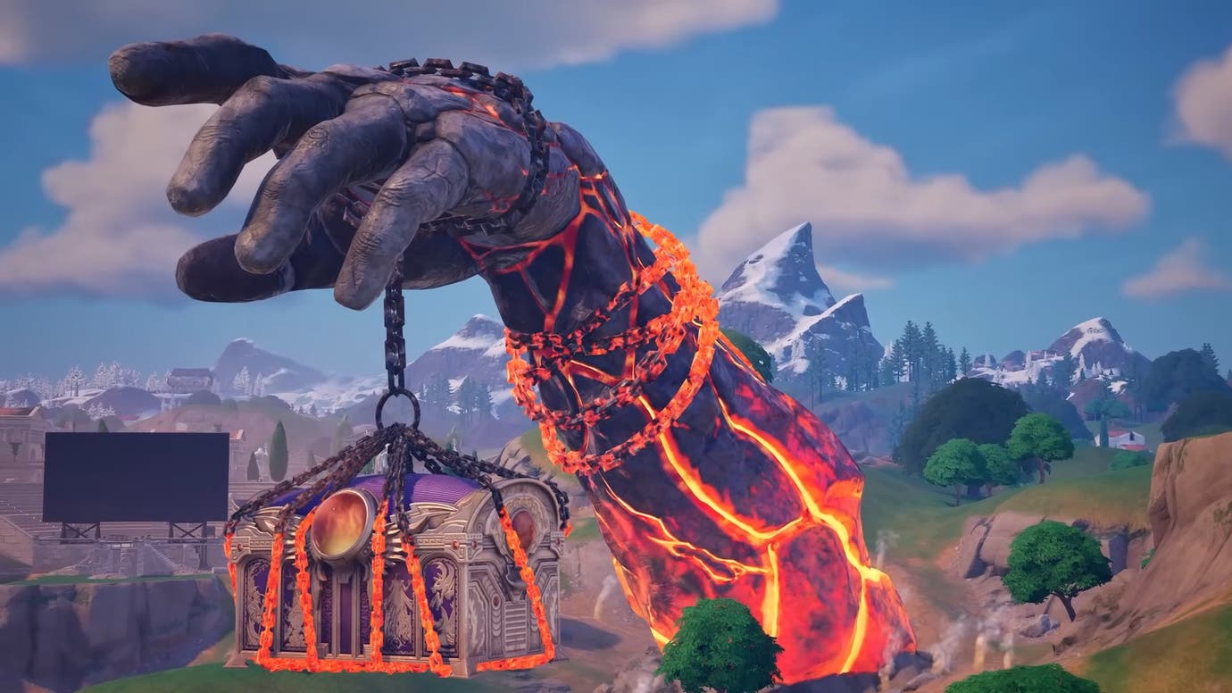 Fortnite's giant hand event was a return to the game's uniqueness of ...