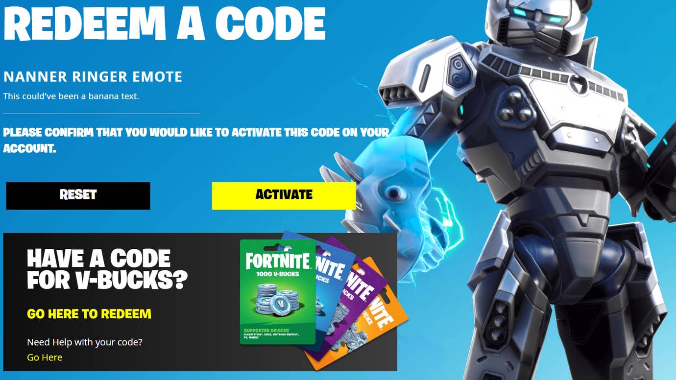 Fortnite codes and how to redeem codes | Eurogamer.net