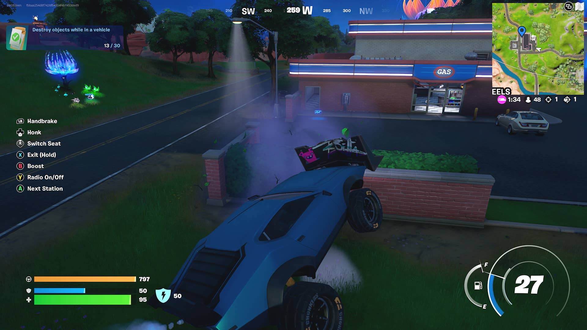 Mod A Whiplash With Off Road And Cow Catcher Fortnite Whiplash locations and how to mod Whiplash with off-road tires