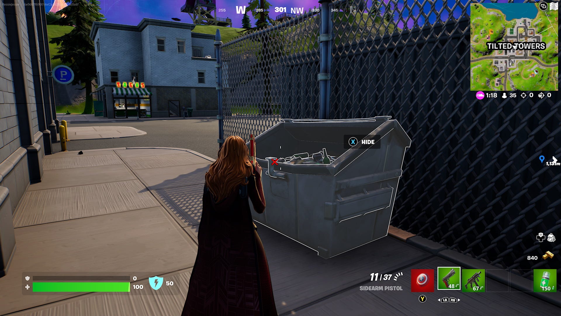How to dumpster dive for fake relic materials in Fortnite and construct ...