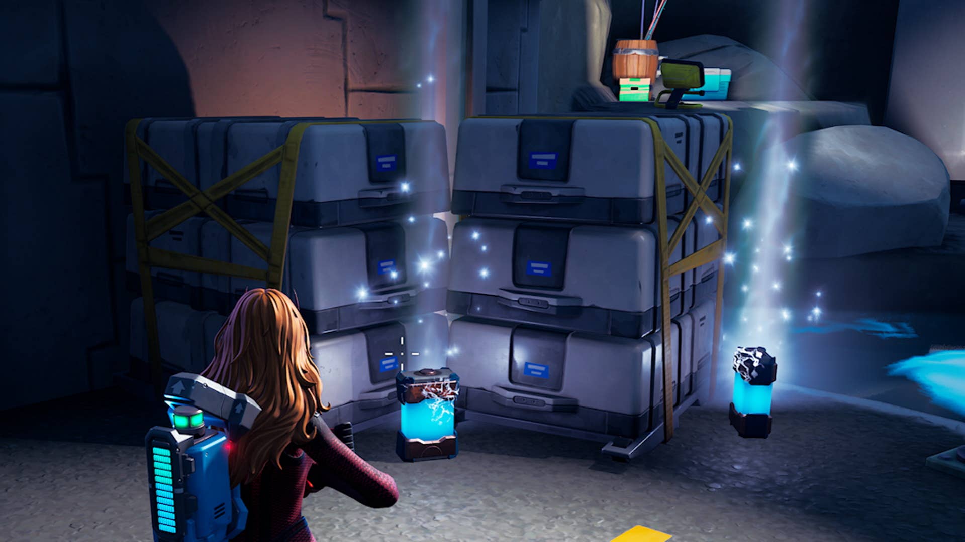 Fortnite fuel cell locations, how to equip backpack and collect fuel