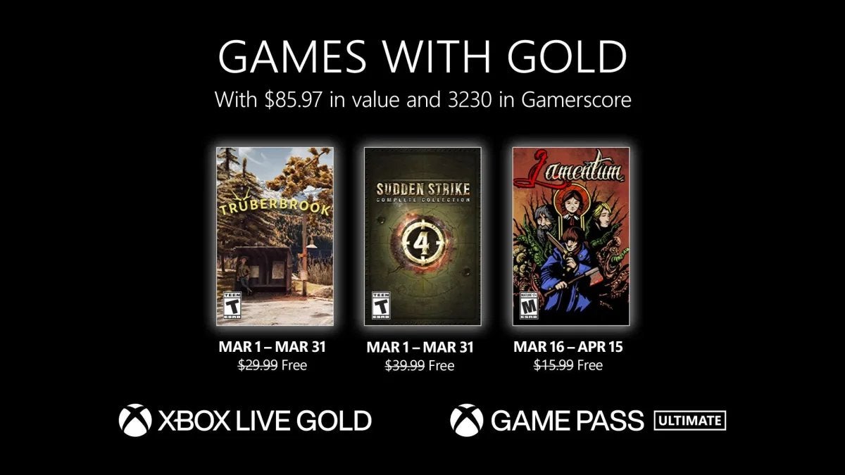 Games with gold march hot sale 2020