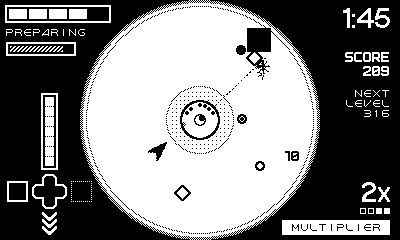 The Kestrel hunts down enemies in Fulcrum Defender.