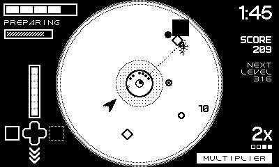 The Kestrel hunts down enemies in Fulcrum Defender.