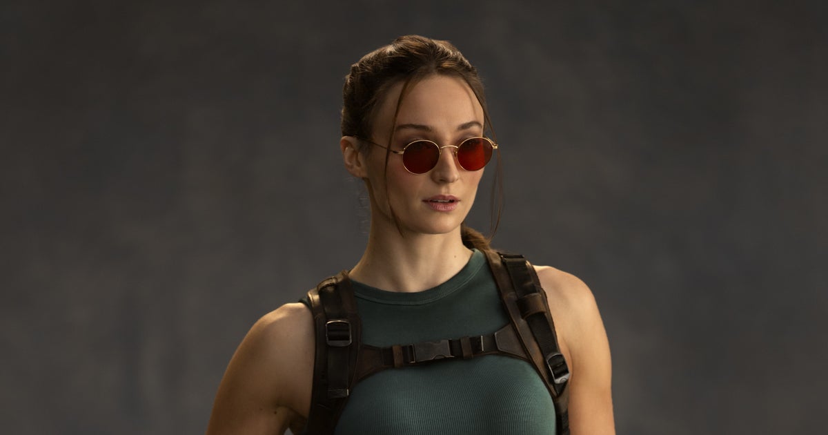 First images of Sophie Turner as Lara Croft revealed in classic game attire First images of Sophie Turner as Lara Croft revealed in classic game attire
