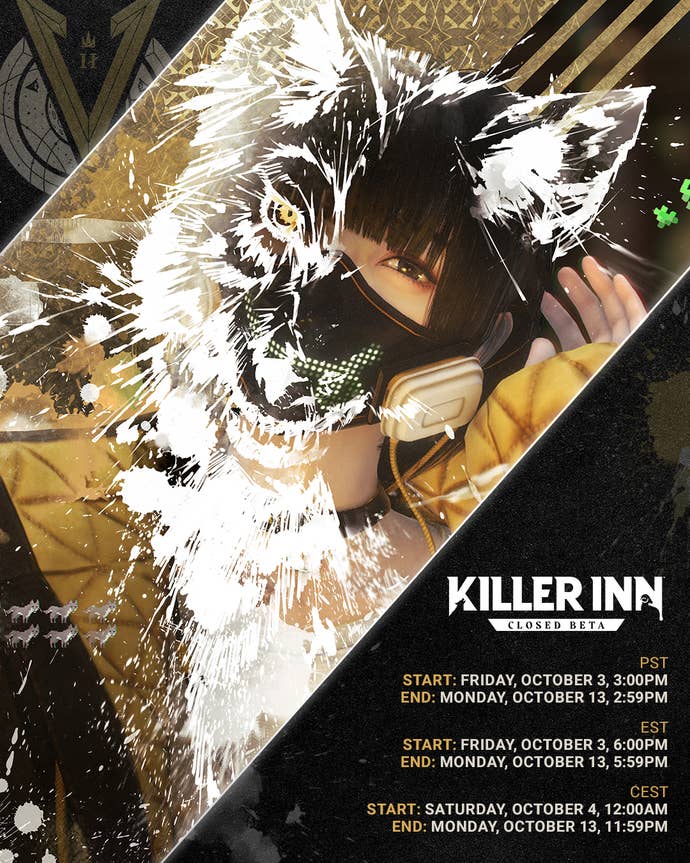 Killer Inn closed beta test details on promo image