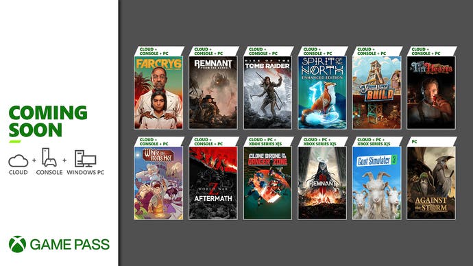 Xbox Game Pass December