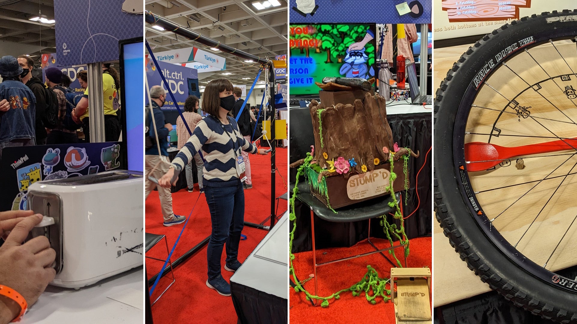 Four different Alt Ctrl games from GDC 2023&rsquo;s Alt.Ctrl.GDC stand