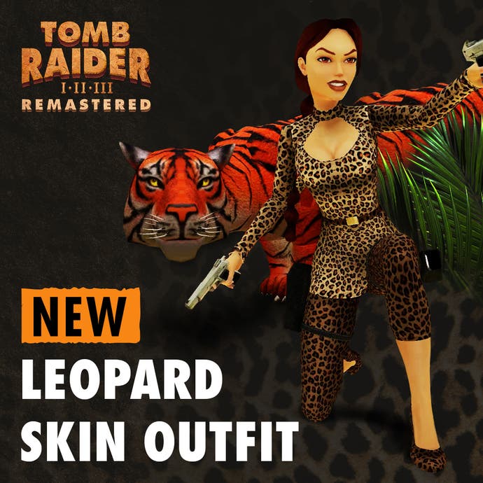 Tomb Raider 1 - 3 Remaster Leopard Skin outfit for Lara Croft