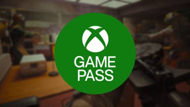 Game Pass logo over a screenshot from FBC: Firebreak