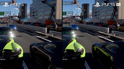 ps5 vs ps5 pro in gran turismo 7 comparison screenshot ps5 vs ps5 pro in gran turismo 7 comparison screenshot