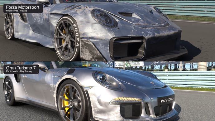 forza vs gran turismo 7 comparison: car damage