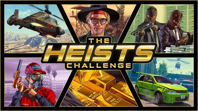 Key art from GTA Online’s The Hesits Challenge