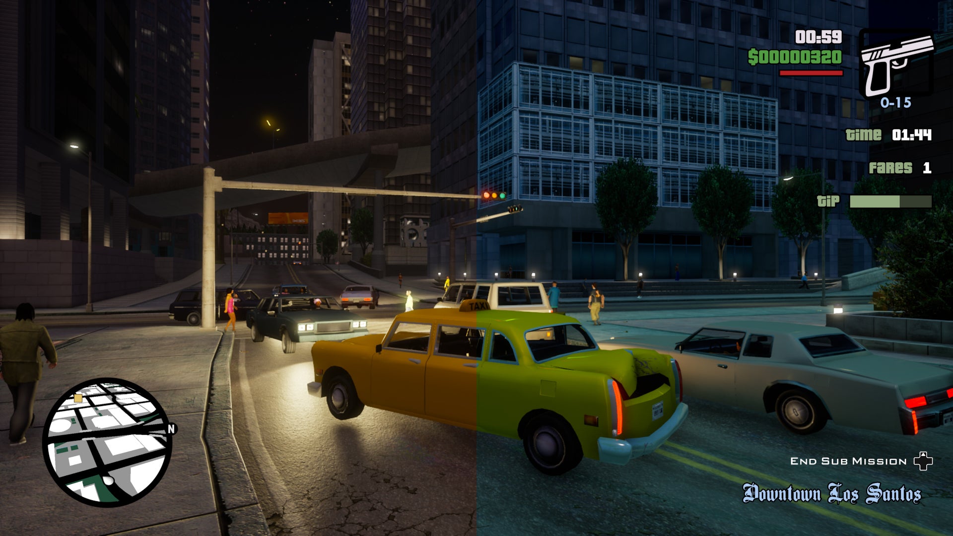 GTA San Andreas Definitive - lighting comparison 4 - 4