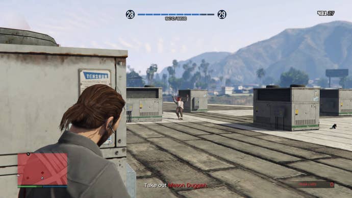 Mason's death in Operation Paperclip in the GTA Online Criminal Enterprises update.