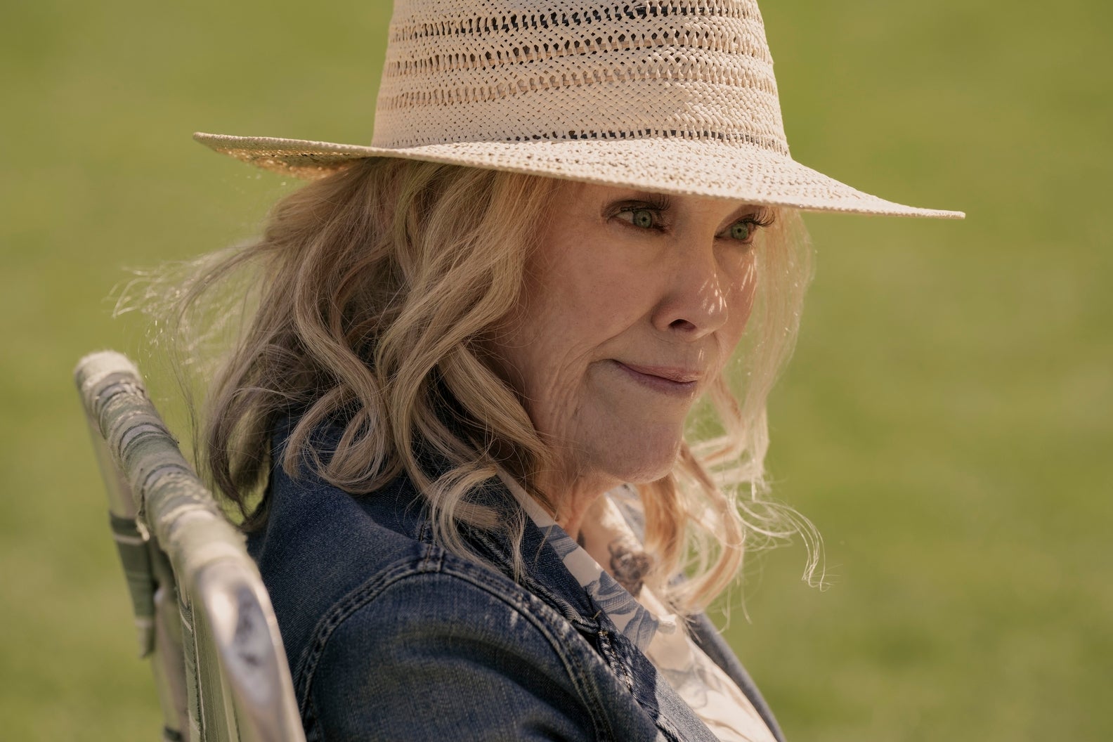 Gail sits in the sun in second season of The Last of Us