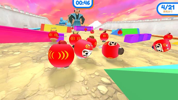 The Takeshi’s Castle game in Roblox.