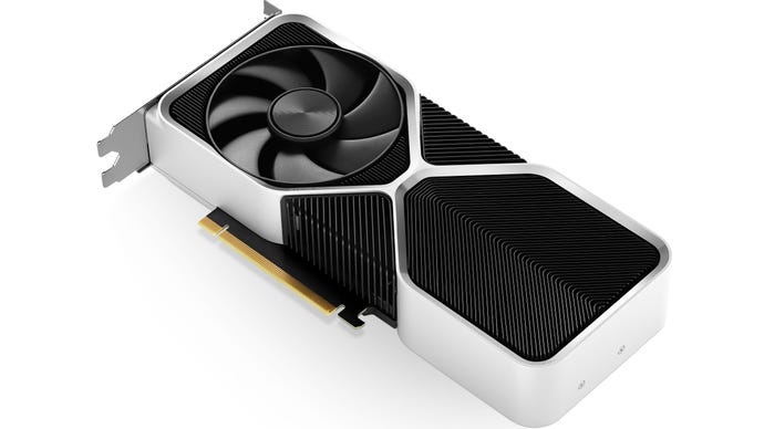 The Nvidia GeForce RTX 4060 Ti graphics card against a white background.