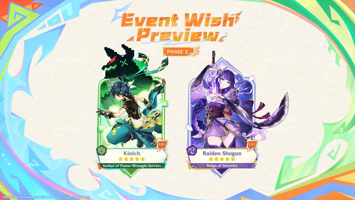 Genshin Impact 5.0 Banners and events | Eurogamer.net