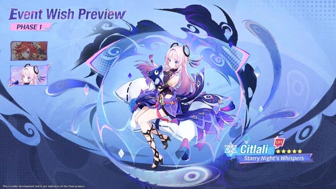Citlali Banner Reversal 5.3 from Genshin Impact.