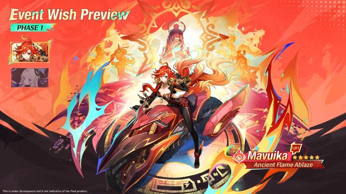 Mavuika 5.3 Banner Reversal from Genshin Impact.