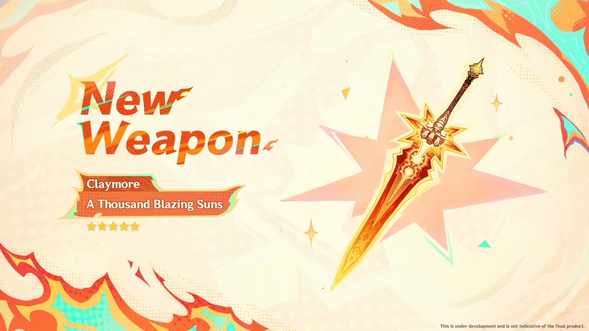 Mavuika&rsquo;s signature weapon in Genshin Impact.