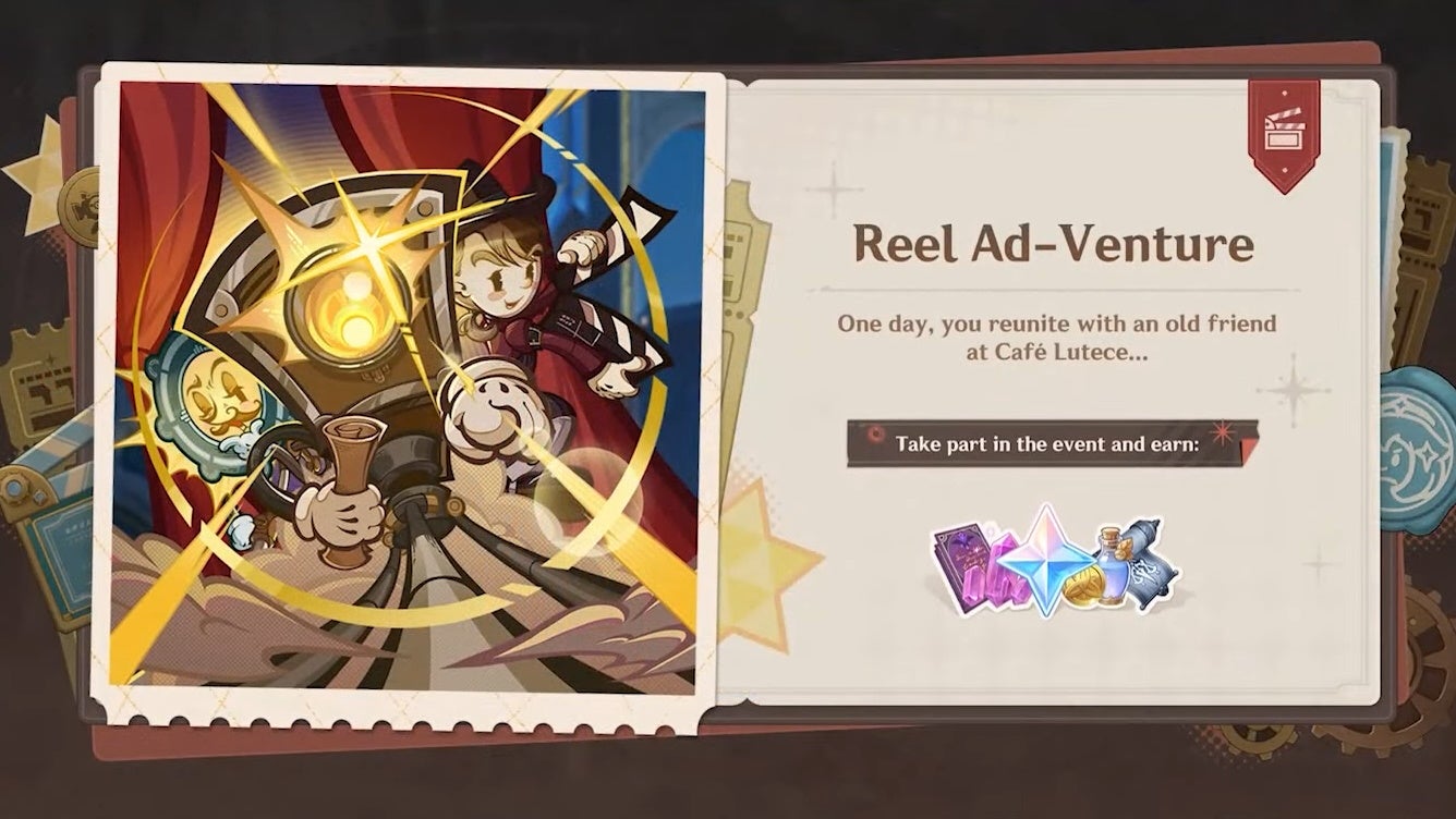 Details and rewards for the Reel Ad-venture event in Genshin Impact.