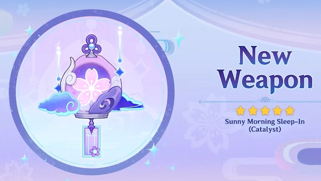 Mizuki&rsquo;s signature catalyst weapon in Genshin Impact.