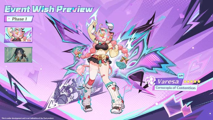 Varesa's Banner in version 5.5 of Genshin Impact.