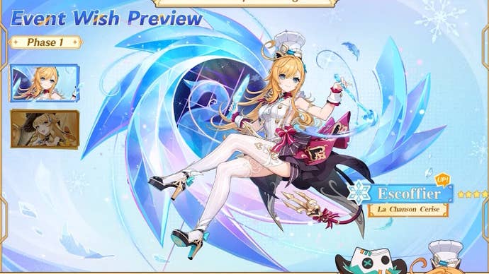 Escoffier’s Banner in version 5.6 of Genshin Impact.