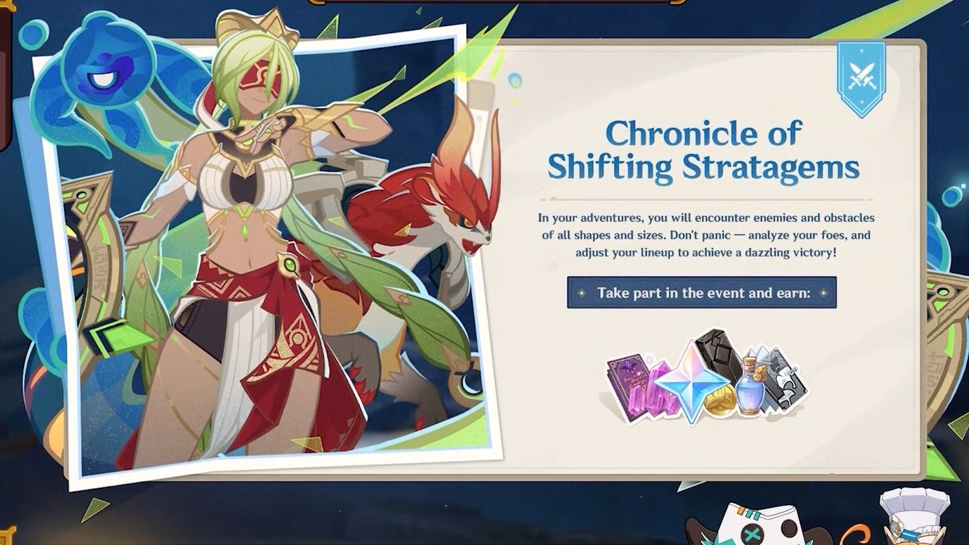 Event details for Chronicle of Shifting Stratagems in Genshin Impact.