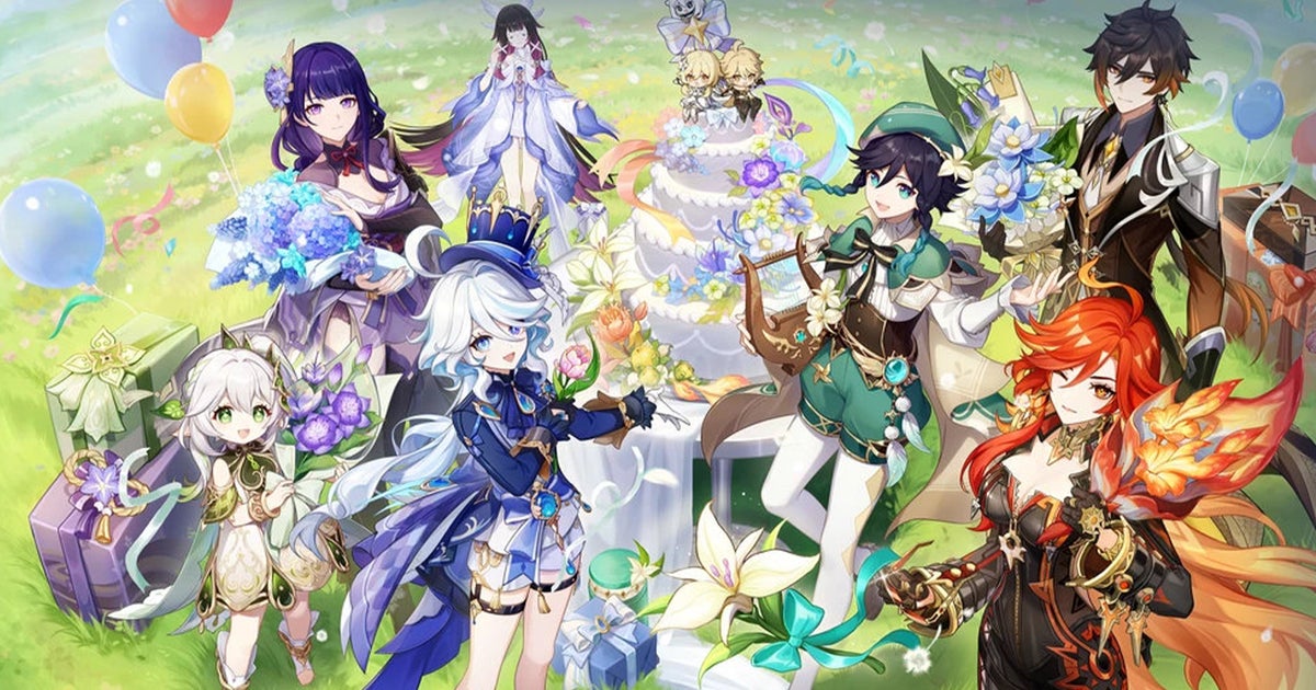 All Genshin Impact characters listed
