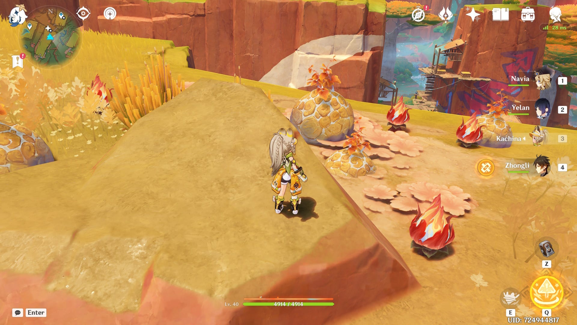 Ember Location Genshin Impact Embercore Flower locations | Eurogamer.net