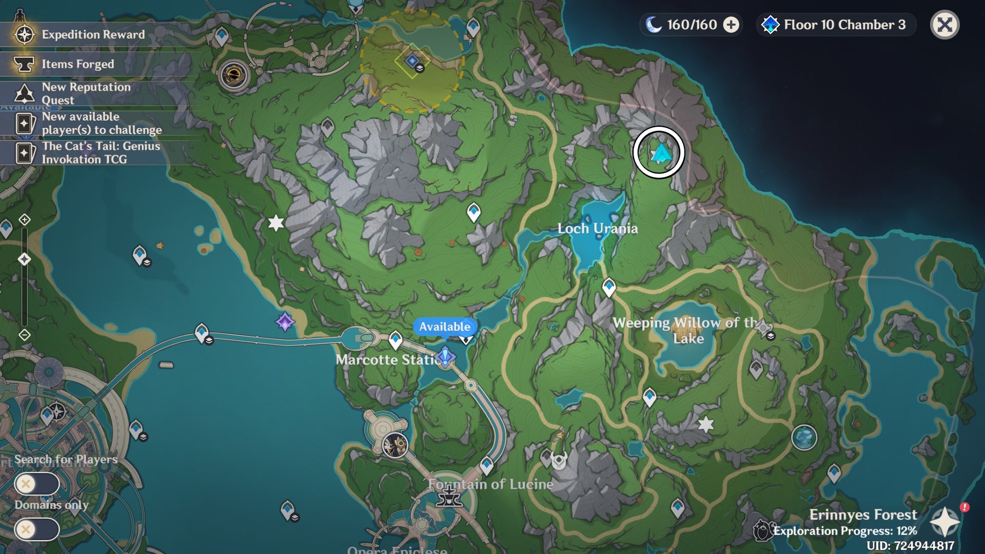 Genshin Impact Fontaine Shrine of Depths locations