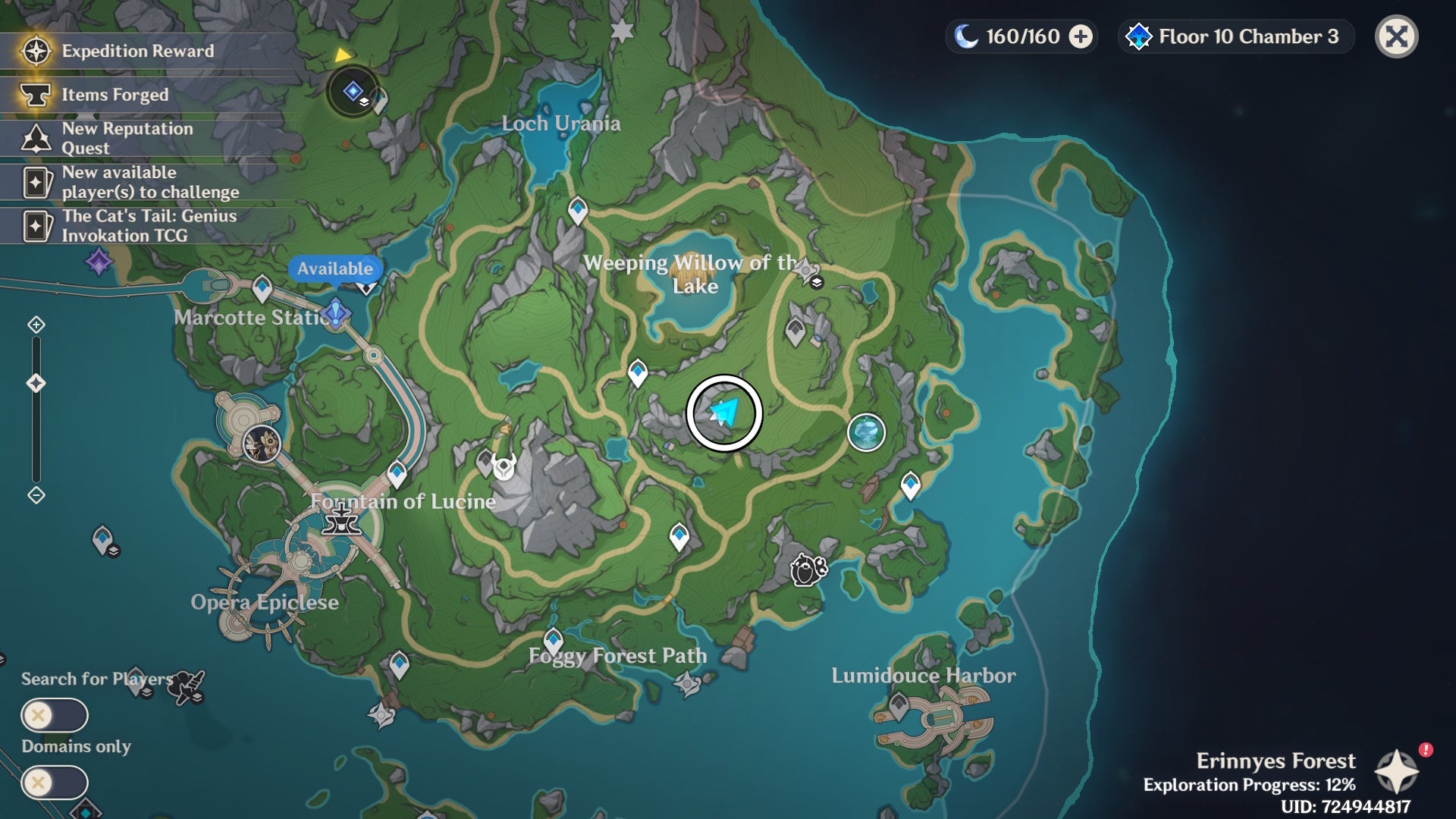 Genshin Impact Fontaine Shrine of Depths locations