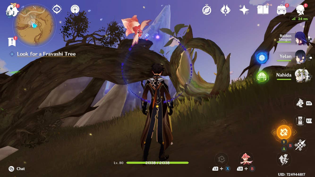 Temir Tree Genshin Impact Fravashi Tree locations for 'Pale Fire' quest ...