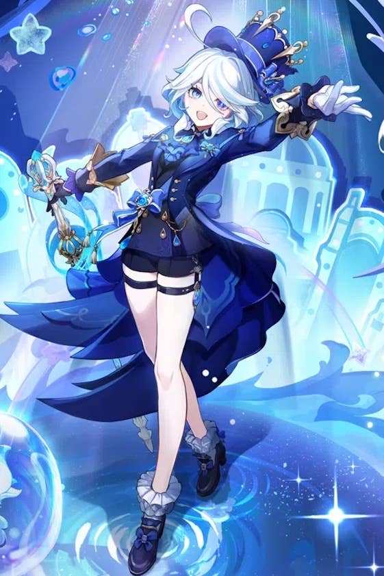 cropped splash art of furina