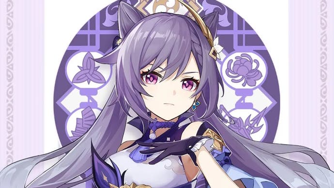 Keqing from Genshin Impact.
