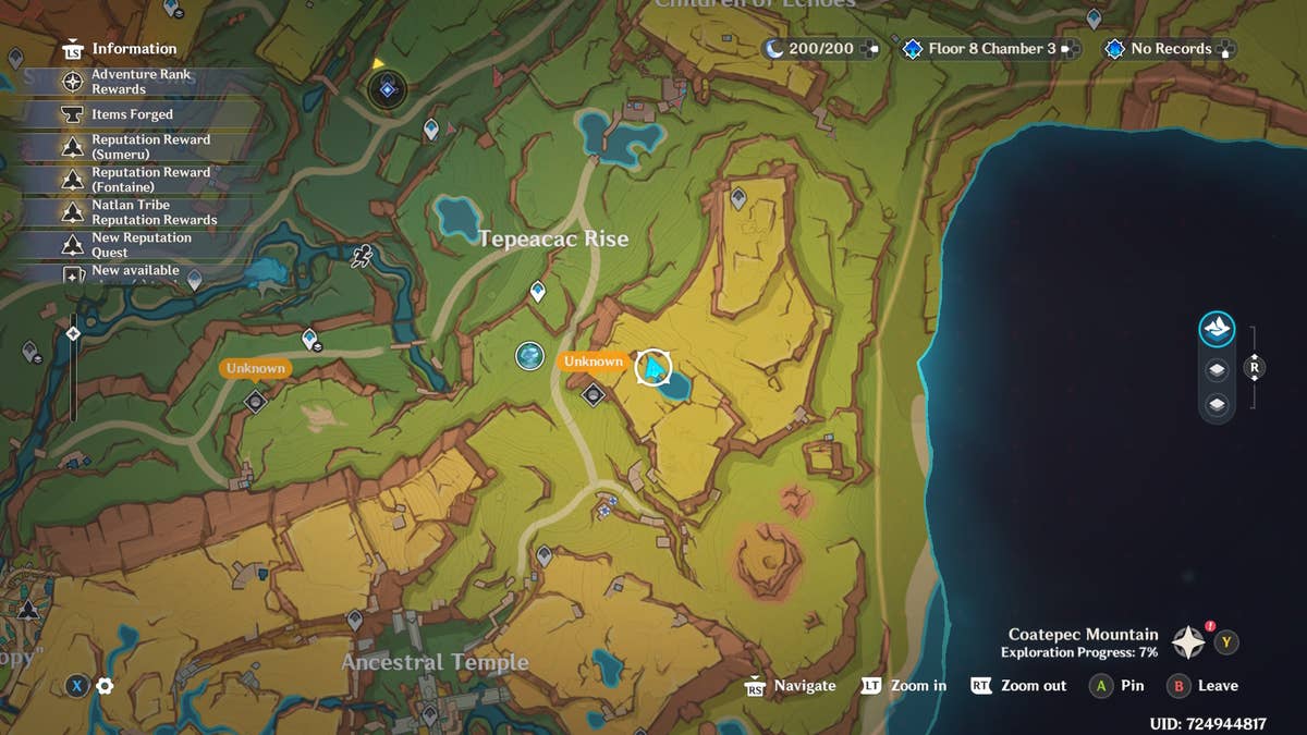 Genshin Impact Natlan Shrine of Depths locations | Eurogamer.net