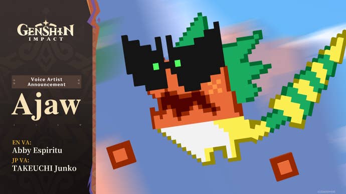 Voice actor reveal for Ajaw in Genshin Impact.