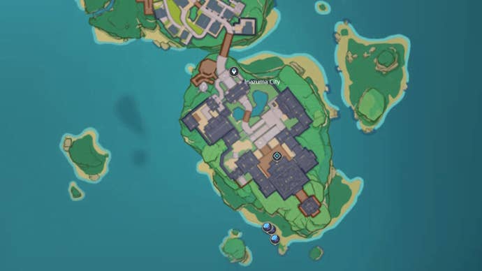 Sea Ganoderma map locations in Genshin Impact.