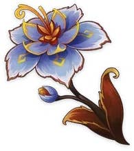 Menu view of the Withering Purprbloom material in Genshin Impact.