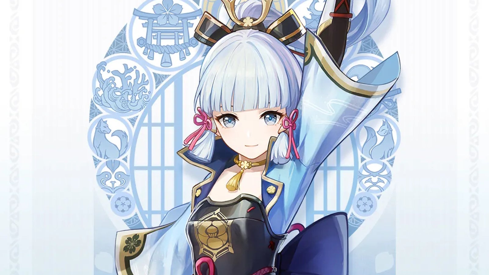 Drip marketing for Ayaka from Genshin Impact.