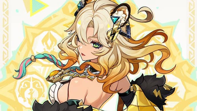 Genshin Impact Xilonen drip marketing.