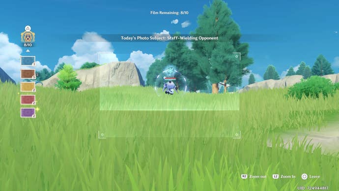 kamera view of an abyss mage with different colour samples displayed to the left